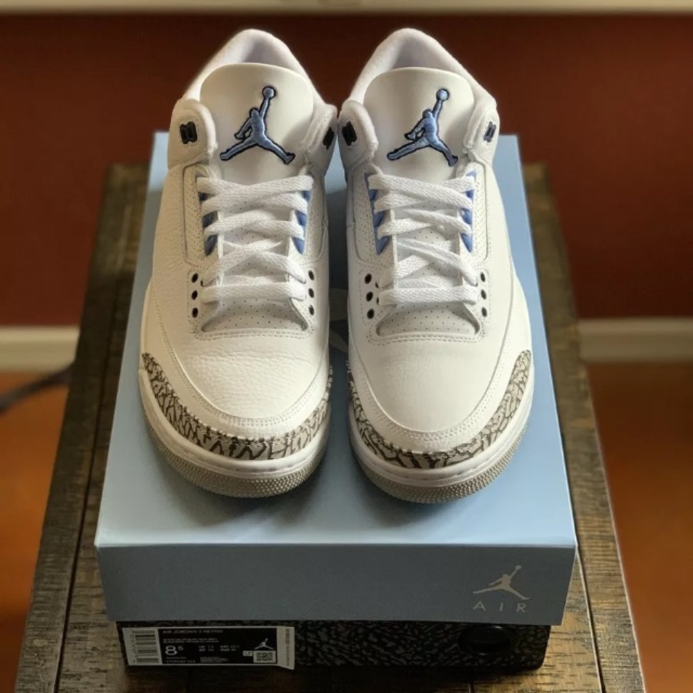 Air Jordan Retro 3 “UNC” Blue